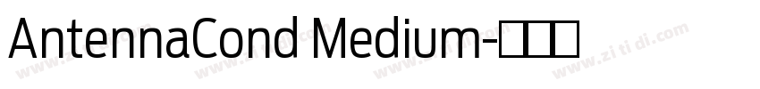 AntennaCond Medium字体转换